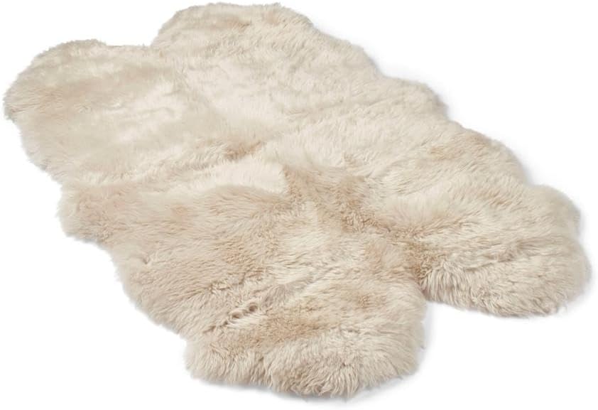 Lammfell Fellteppich – Beige