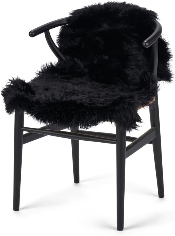 Merino Lammfell – Schwarz
