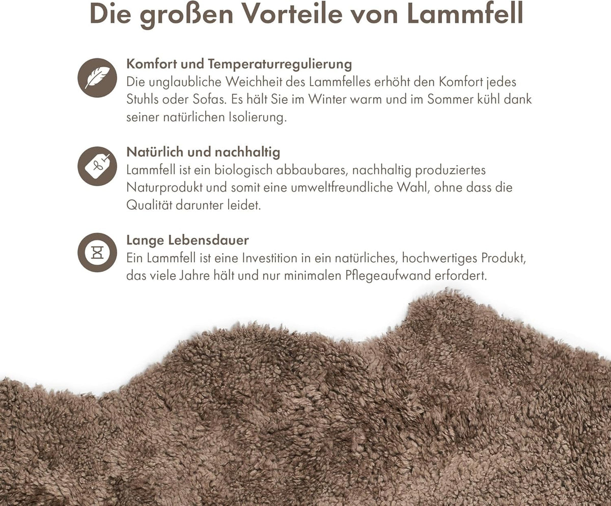 Doppeltes Merino Lammfell – Bild 3
