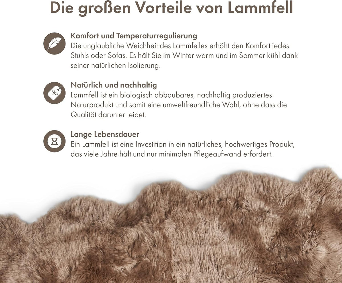 Lammfell Fellteppich – Bild 4